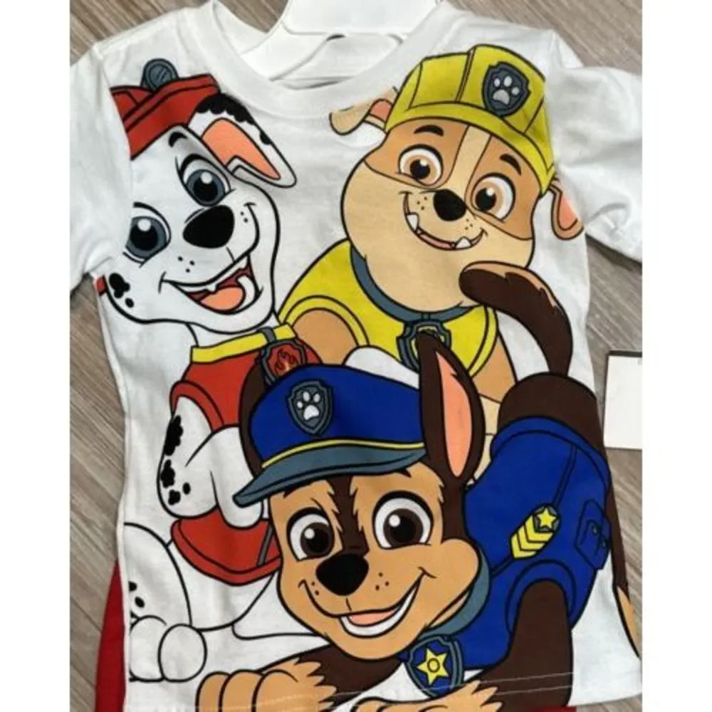 Toddler Unisex PAW PATROL Short Sleeves Pajama‎ Set Size 24 Months NWT